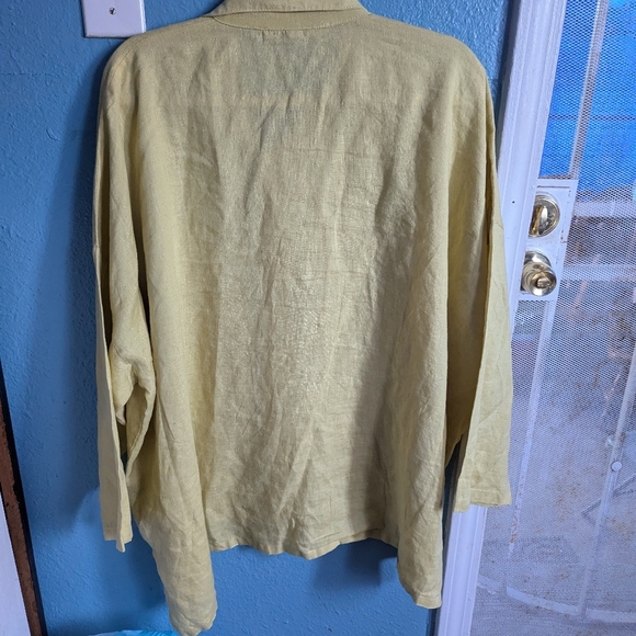 Poshmark Light Yellow Button-Up Shirt - Picture 5 of 6